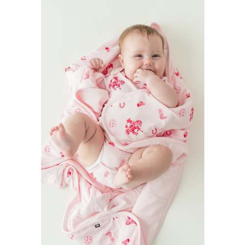 Baby Blanket in Disco Cowgirl 1.0