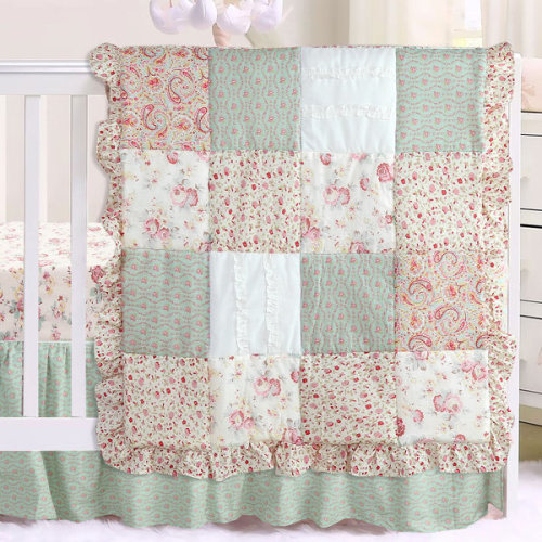 Glastbury 3 - Piece Crib Bedding Set