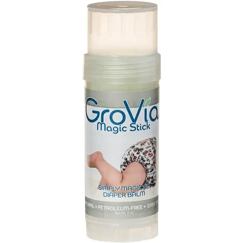 GroVia All Natural Magic Stick Baby Diaper Balm for Baby Diapering (2 oz)