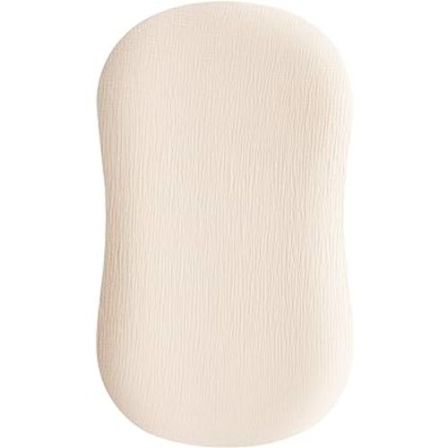 Konssy Muslin Baby Lounger Cover 1 Pack, 100% Cotton Newborn Lounger Cover, Soft and Breathable Lounger Slipcover, Cover Only