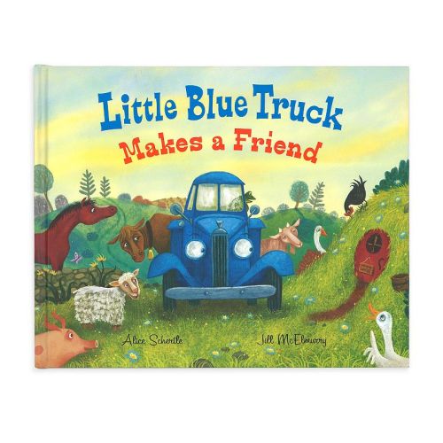 Little Blue Truck Makes a Friend Book