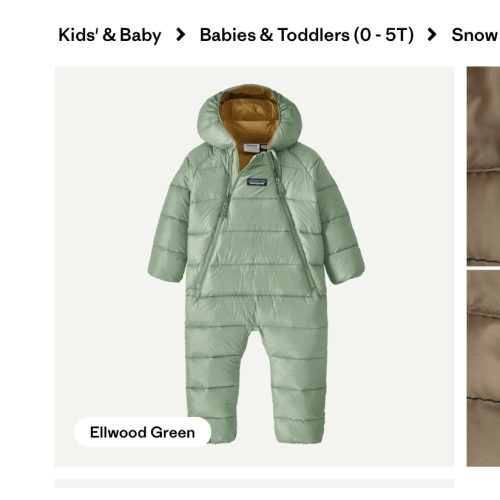 Patagonia Infant Hi-Loft Down Sweater™ Bunting