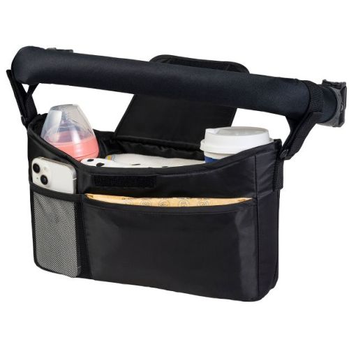 Tiny Twinkle Universal Baby Stroller Organizer Caddy, Black