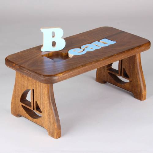 Name Puzzle Stool Pick Your Design First Birthday Gift - Etsy