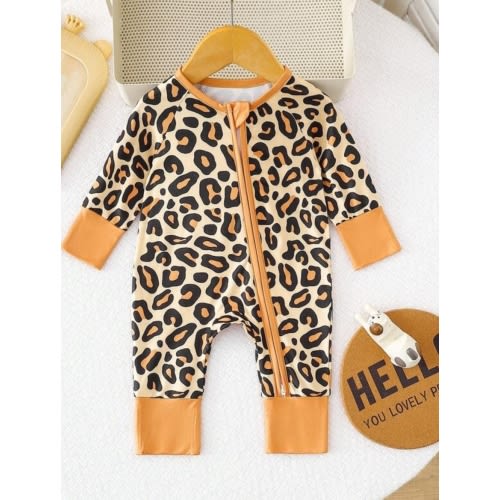 Baby Girls Zipper Pajamas