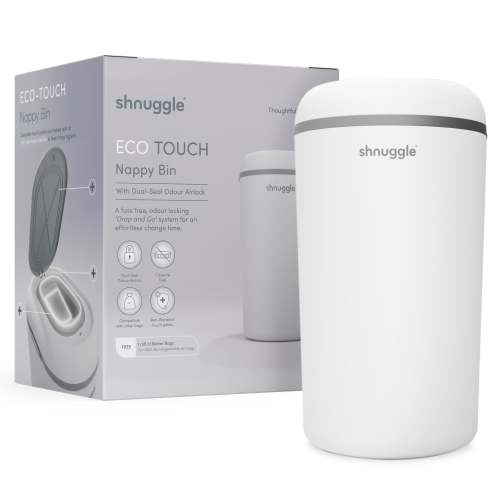 Shnuggle Eco-Touch Diaper Pail – Odor-Locking, Eco-Friendly Nappy Bin – Shnuggle USA
