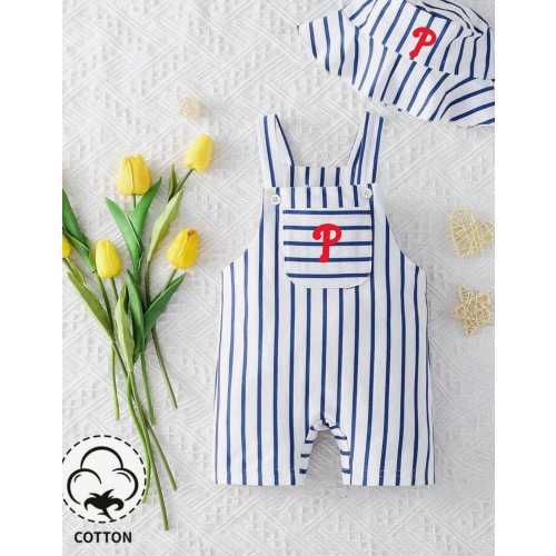 Phillies Baby Overalls