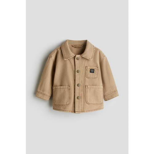 LOOSE-FIT CANVAS OVERSHIRT