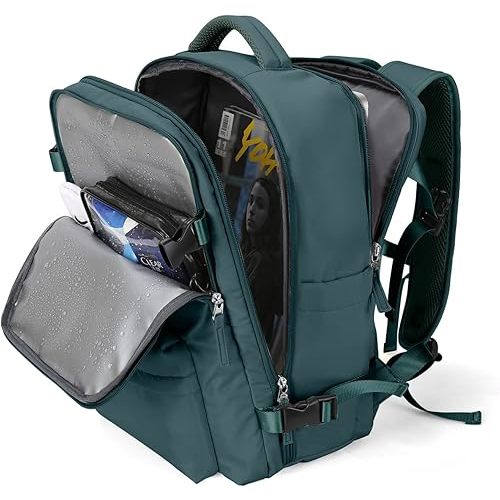 WONHOX Large Travel Backpack Carry on Flight Approved Laptop Work Business Backpack for Women Men Mochila de Viaje
