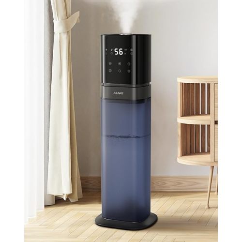 Humidifier Large Room, 2.1Gal/8L Humidifiers for Bedroom with Extended Tube, Large Humidifiers for Home 1000 sq.ft. Cool Mist Humidifier with Night Light, School/Office/Warehouse