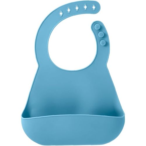 NumNum Silicone Bib for Babies & Toddlers | Waterproof, Soft, BPA Free 100% Food Grade Silicone