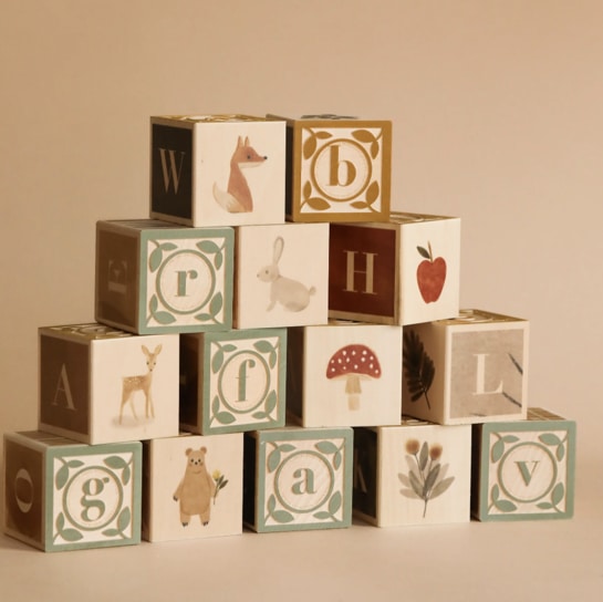 Uncle Goose Watercolor ABC Blocks– Odin Parker