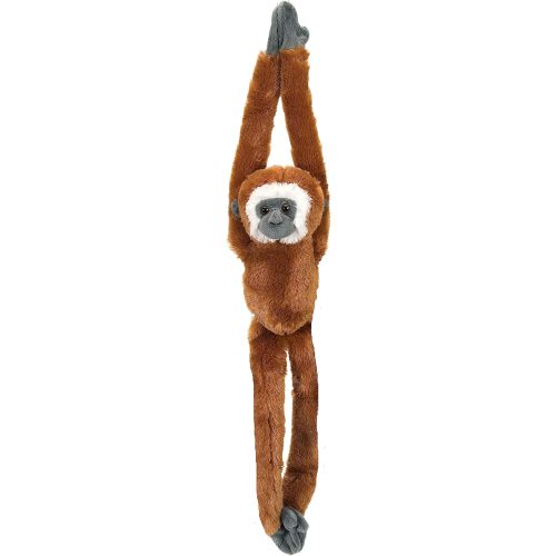 Wild Republic Gibbon Plush, Monkey Stuffed Animal, Plush Toy, Gifts for Kids, Hanging 20"