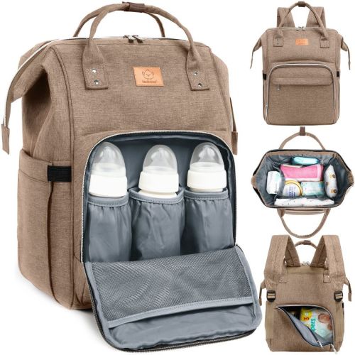 Keababies Original Diaper Bag Backpack, Multi Functional, Water-resistant, Large Baby Bags For Girls, Boys
