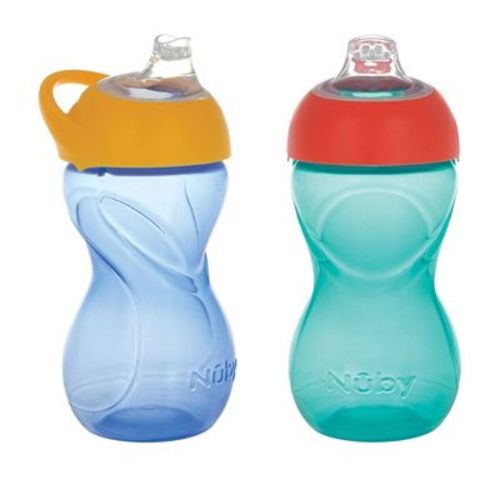 Nuby 10oz Soft Spout Clik-it Cup - 2pk