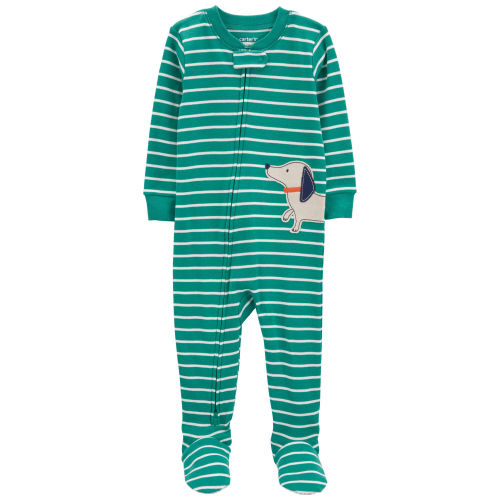 Baby 1-Piece Dog 100% Snug Fit Cotton Footie Pajamas