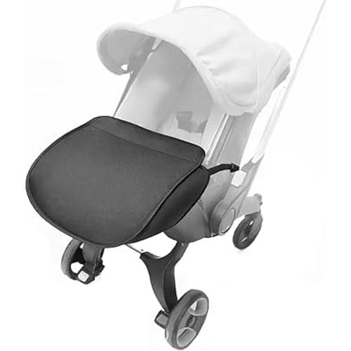 Baby Stroller Footmuff Compatible with Doona – Winter Bunting Bag, Windproof & Waterproof Foot Cover for Stroller, Warm Pram Footbag for Cold Weather, Cozy Infant Strollers Blanket – Black