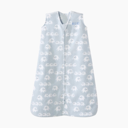 SleepSack Wearable Blanket (Micro-Fleece) - Blue Elephants