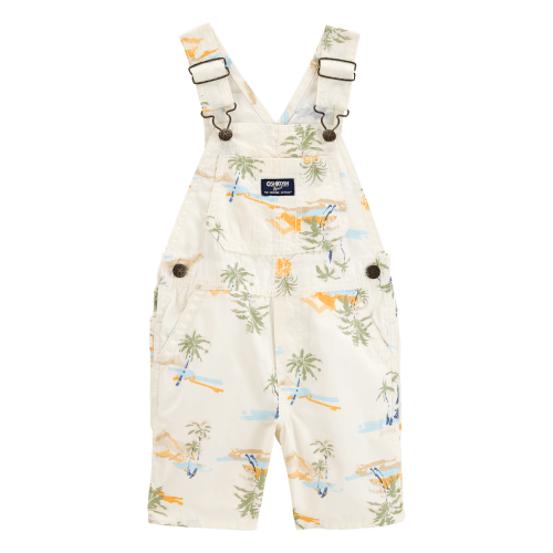 Baby Tropical-Print Knit Shortalls - OshKosh | Carter's