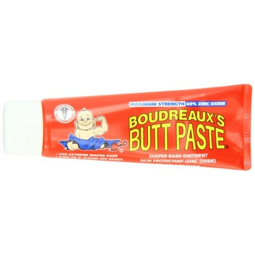 Boudreaux's Butt Paste Maximum Strength Diaper Rash Cream, Ointment for Baby, 4 oz Tube - 4 Ounce