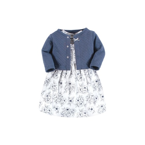 Quilted Cardigan and Dress, 0-3M- Only 1 left