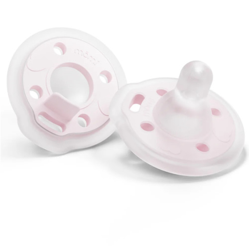babypace breast-like pacifier 2-set - seashell | mōmi