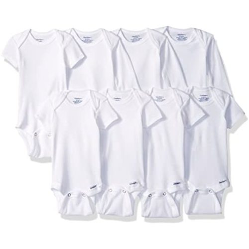 Gerber Baby 8-Pack Short Sleeve Onesies Bodysuits