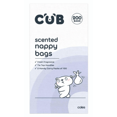 CUB Nappy Bags | 200 pack