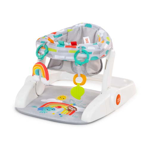 Bright Starts Learn-to-Sit 2-Position Floor Seat - Playful Paradise, Unisex, Infant