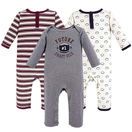 Hudson Baby Cotton Union Suit, 2 Pack Pants