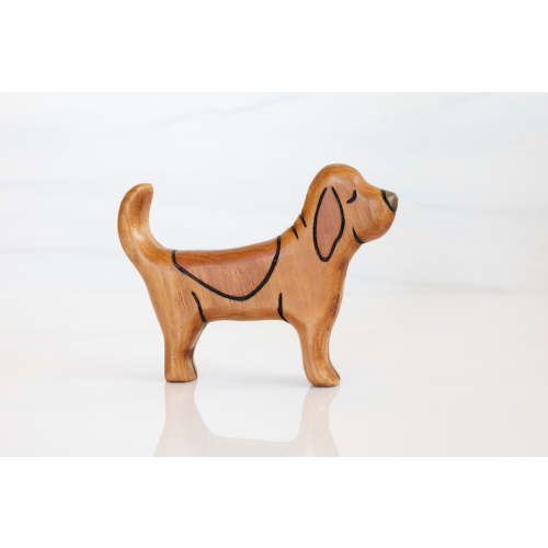 Wooden Bloodhound Toy Dog – Sweet Potato Village