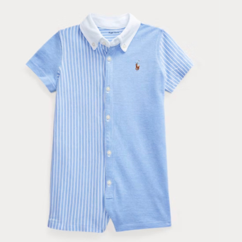Knit Cotton Oxford Fun Shortall | Ralph Lauren