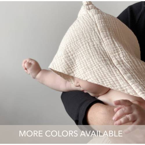 Hooded Cotton Gauze Towel for Baby / Muslin Hooded Towel / Baby Towel / Baby Beach Towel / Baby Bath Towel / Towel with Hood / Cotton Towel