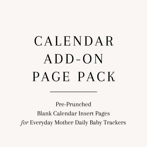 Calendar Page Pack