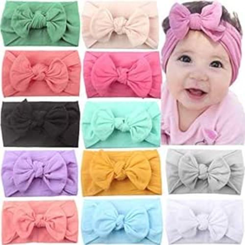 Amazon.com: AYCHLG Bows Headbands For Baby Girls 12Pcs, IIS Newborn Infant Toddler Hairbands and Child Hair Accessories : Baby