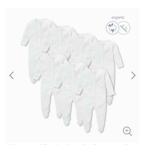 Clever Zip Baby Pajamas 7 Pack