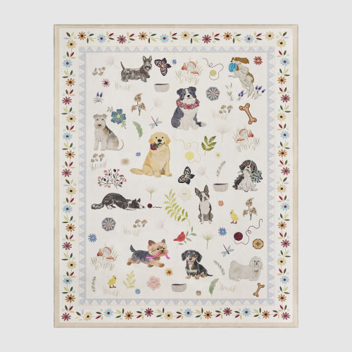 August Grove® Puppy Cute Washable Rug Indoor Carpet & Reviews | Wayfair