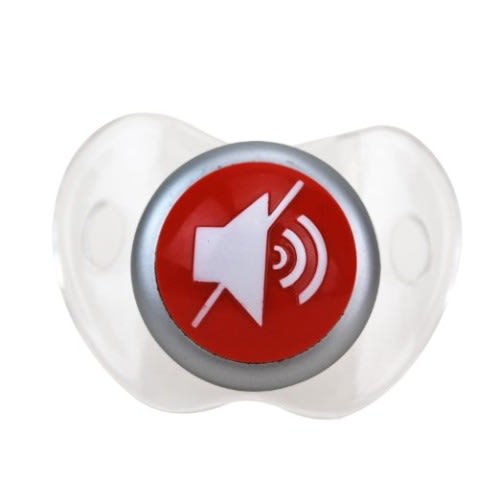 Mute Button Pacifier