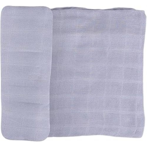Little Unicorn – Lavender Deluxe Swaddle | Single | 100% Rayon Muslin from Bamboo | Super Soft | Newborns and Infants | Large 47” x 47” | Machine Washable