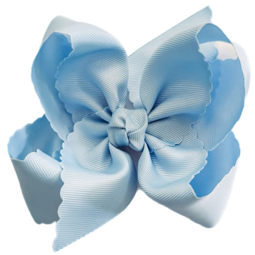 Alice Scallop Edge Grosgrain Bow