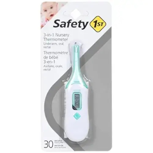 Safety 1st 3-in-1 Nursery Thermometer, Analog - 1 Count (Pack of 1)