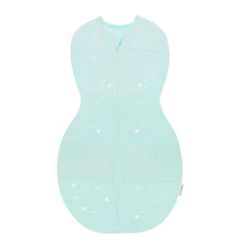Happiest Baby Sleepea Sack Swaddle Wrap - Gray Melange with Stars - M