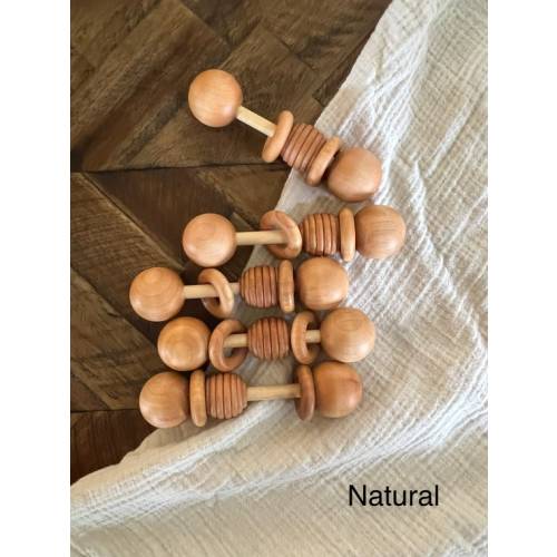 Baby Rattle  Wooden Baby Toys  Wood Baby Toy  Natural Baby - Etsy