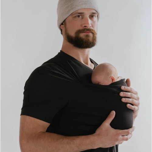 Lalabu Dad Shirt | Original Babywearing T-Shirt with Kangaroo Pouch | Baby Wrap Carrier for Newborns & Infants | Baby Wrap Carrier for Newborns | Essential for new Dads