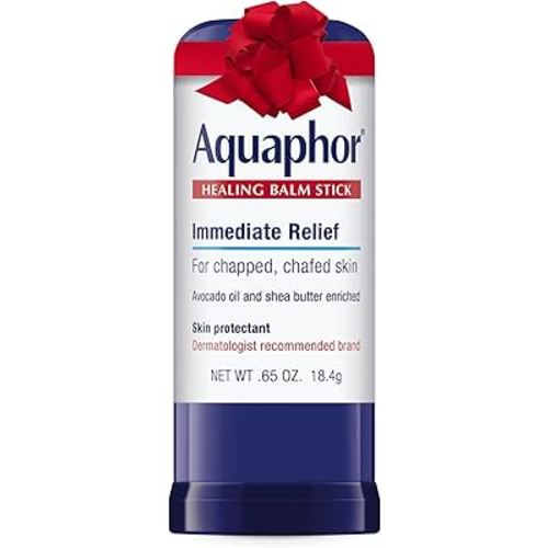 Aquaphor Healing Balm Stick, Skin Protectant with Avocado Oil and Shea Butter, Holiday Gifts for Self Care, 0.65 Oz Stick