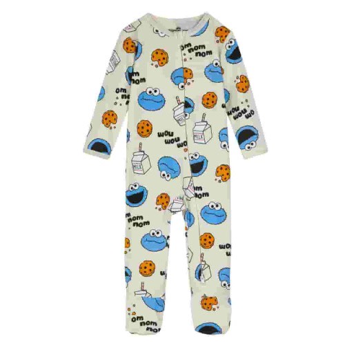 Character Baby Two-Way Zip Front Footed Sleep N Play Pajamas, Sizes Newborn-6/9 Months