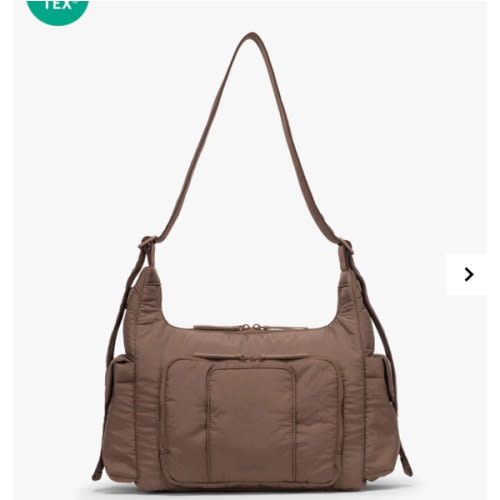 Crossbody Diaper Bag - HAZELNUT