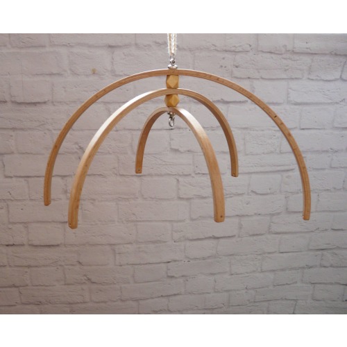 Cube Arcs baby Wooden mobile, hanger mobile, frame mobile, nursery decor, crib mobile, base for baby mobile, DIY, Kit mobile