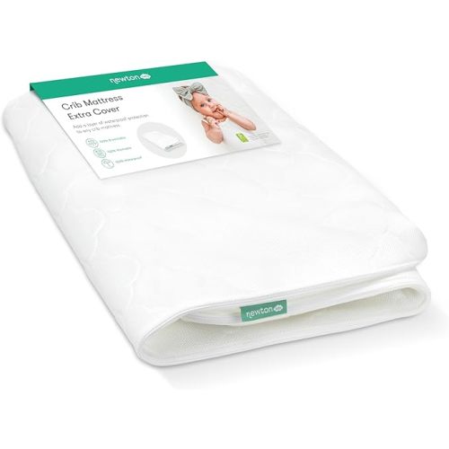 Newton Baby Crib Mattress Spare Cover | 100% Breathable Proven to Reduce Suffocation Risk, Safe, Machine Washable, Non-Toxic, Rest Easy - Cloud White (Cover ONLY)