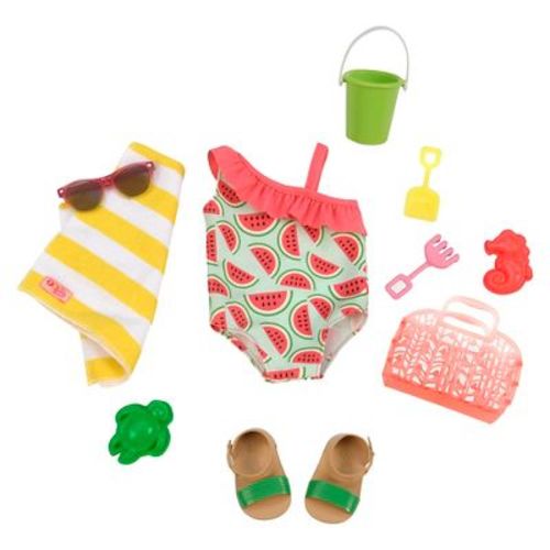 Our Generation Swimsuit Outfit For 18" Dolls - Slice Of Fun